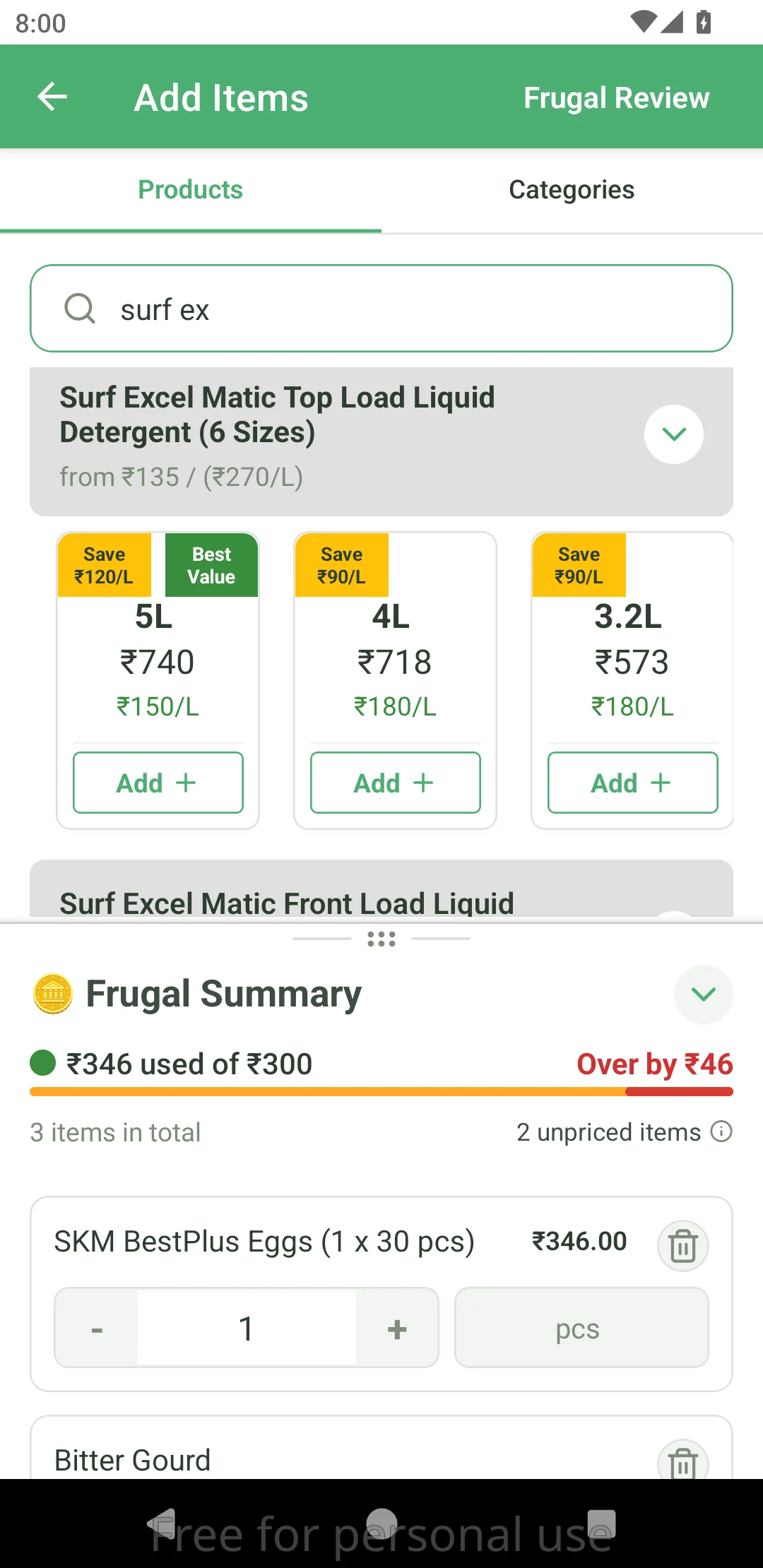 Fruggy Choosing the Right Variant